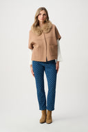 Joseph Ribkoff Jacket With Detachable Faux Fur Collar Style 263949