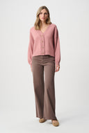 Joseph Ribkoff Brushed Knit V-Neck Boxy Cardigan Style 263952