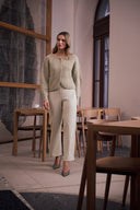 Joseph Ribkoff Sequined Boxy Crewneck Cardigan Style 263958