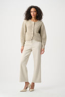Joseph Ribkoff Sequined Boxy Crewneck Cardigan Style 263958