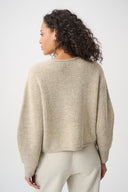 Joseph Ribkoff Sequined Boxy Crewneck Cardigan Style 263958