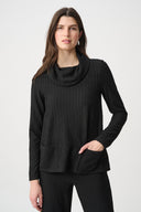 Joseph Ribkoff Textured Cowl Neck Top Style 264019