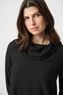 Joseph Ribkoff Textured Cowl Neck Top Style 264019