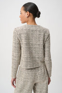 Joseph Ribkoff Plaid Boucle Jacket Style 264040
