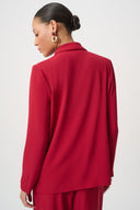 Joseph Ribkoff Double-Breasted Shawl Collar Blazer Style 264041