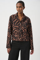 Joseph Ribkoff Animal Print Boxy Jacket Style 264042