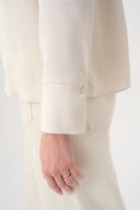 Joseph Ribkoff Satin Shirt collar Top Style 264050