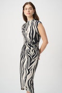 Joseph Ribkoff Animal Print Wrap Dress Style 264051