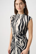 Joseph Ribkoff Animal Print Wrap Dress Style 264051