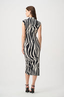 Joseph Ribkoff Animal Print Wrap Dress Style 264051