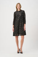Joseph Ribkoff Novelty Burnout Trapeze Dress Style 264060