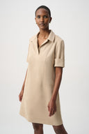 Joseph Ribkoff Faux Suede Trapeze Dress Style 264063