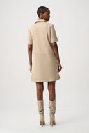 Joseph Ribkoff Faux Suede Trapeze Dress Style 264063