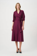 Joseph Ribkoff Knit Satin Flowy Wrap Dress Style 264070