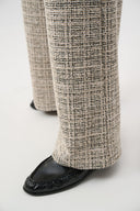 Joseph Ribkoff Plaid Boucle Wide-Leg Pants Style 264079