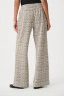 Joseph Ribkoff Plaid Boucle Wide-Leg Pants Style 264079