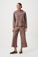 Joseph Ribkoff Embellished Seams Wide-Leg Pants Style 264080