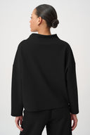 Joseph Ribkoff Embellished Seams Boxy Top Style 264081