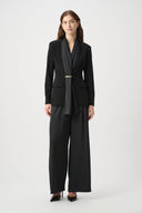 Joseph Ribkoff Scarf Collar Satin-Trim Blazer Style 264092