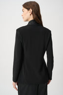 Joseph Ribkoff Scarf Collar Satin-Trim Blazer Style 264092
