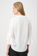 Joseph Ribkoff Bow Detail Trapeze Poplin Tunic Style 264100