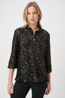 Joseph Ribkoff Novelty Burnout Trapeze Tunic Style 264104