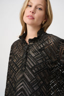 Joseph Ribkoff Novelty Burnout Trapeze Tunic Style 264104