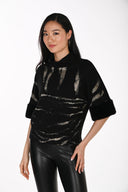 Frank Lyman Embellished Cowl Neck Pullover Style 264112