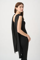 Joseph Ribkoff Scarf Collar Fitted Top Style 264113