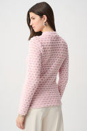 Joseph Ribkoff Striped Fuzzy Pullover Style 264116
