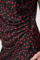 Joseph Ribkoff Polka Dot Recycled Satin Top Style 264117