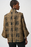 Joseph Ribkoff Abstract Print Trapeze Jacket Style 264127