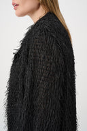 Joseph Ribkoff Fringed Short Open-Front Blazer Style 264128