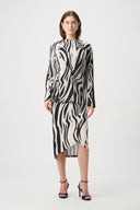 Joseph Ribkoff Animal Print Blazer With Rhinestone Style 264129