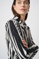 Joseph Ribkoff Animal Print Blazer With Rhinestone Style 264129