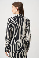 Joseph Ribkoff Animal Print Blazer With Rhinestone Style 264129