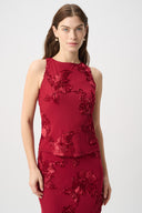 Joseph Ribkoff Embellished Sleeveless Top Style 264141.