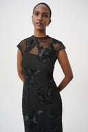 Joseph Ribkoff Embellished Trumpet Dress Style 264143