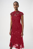 Joseph Ribkoff Embellished Trumpet Dress Style 264143