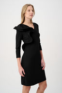 Joseph Ribkoff Statement Ruffle A-Line Dress Style 264152