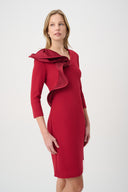 Joseph Ribkoff Statement Ruffle A-Line Dress Style 264152
