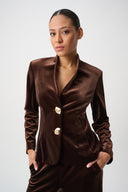 Joseph Ribkoff Velvet Fitted Blazer Style 264154