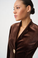 Joseph Ribkoff Velvet Fitted Blazer Style 264154