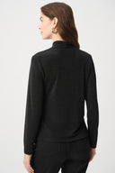 Joseph Ribkoff Twisted Mock Neck Top Style 264172