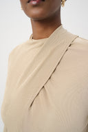 Joseph Ribkoff Twisted Mock Neck Top Style 264172