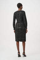 Joseph Ribkoff Plaid Wrap Dress Style 264186
