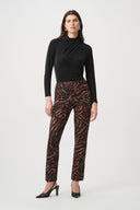 Joseph Ribkoff Animal Print Twill Knit Pants Style 264195