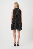 Joseph Ribkoff Textured Floral Trapeze Dress Style 264201