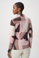 Joseph Ribkoff Geometric Print Lurex Top Style 264205