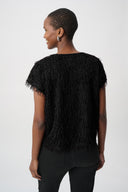 Joseph Ribkoff Novelty Fringe Top Style 264208